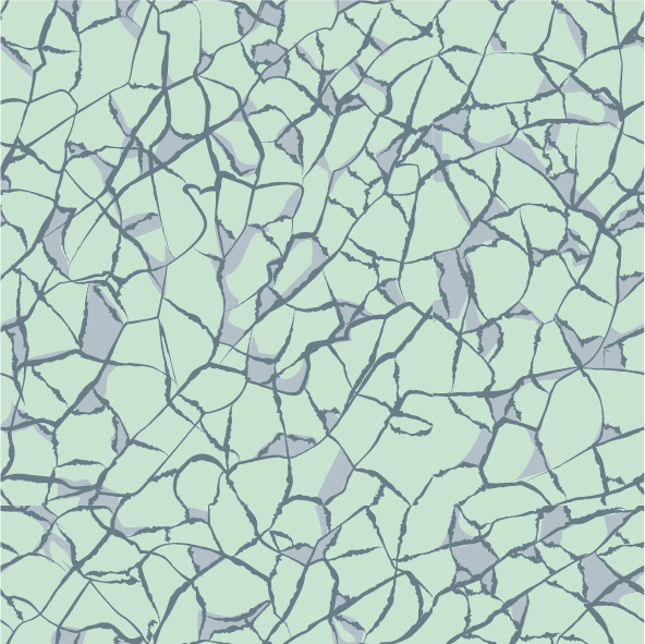 クラッシュガラス（リーフグリーン）