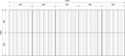 規格サイズ：900mm×900mm