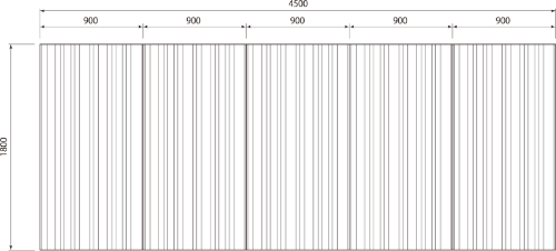 規格サイズ：900mm×900mm